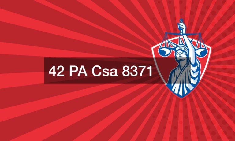 42 PA Csa 8371