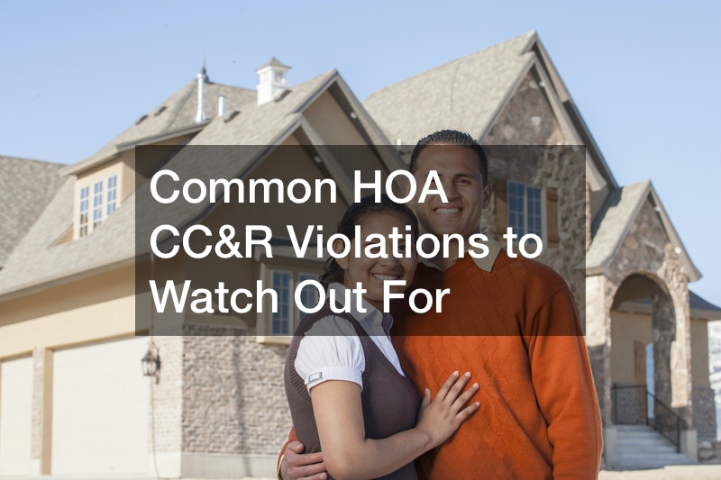 HOA CC&R Violations