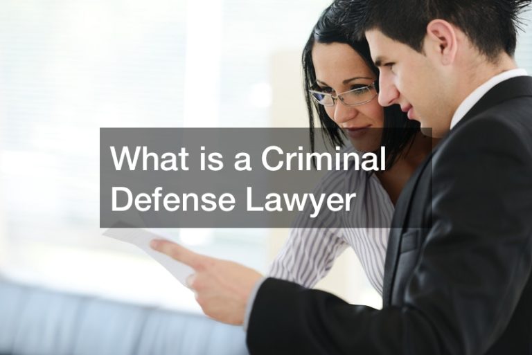 What is a Criminal Defense Lawyer