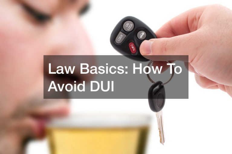 Law Basics  How To Avoid DUI