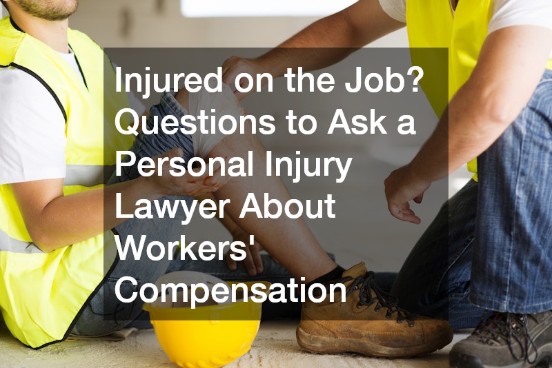a man injured on the job