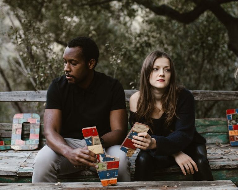 a couple on the verge of getting a divorce
